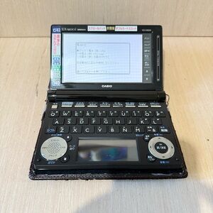 CASIO EX-word DATAPLUS XD-D8500 w/Charger Tested Working Black w/Case Read Info!